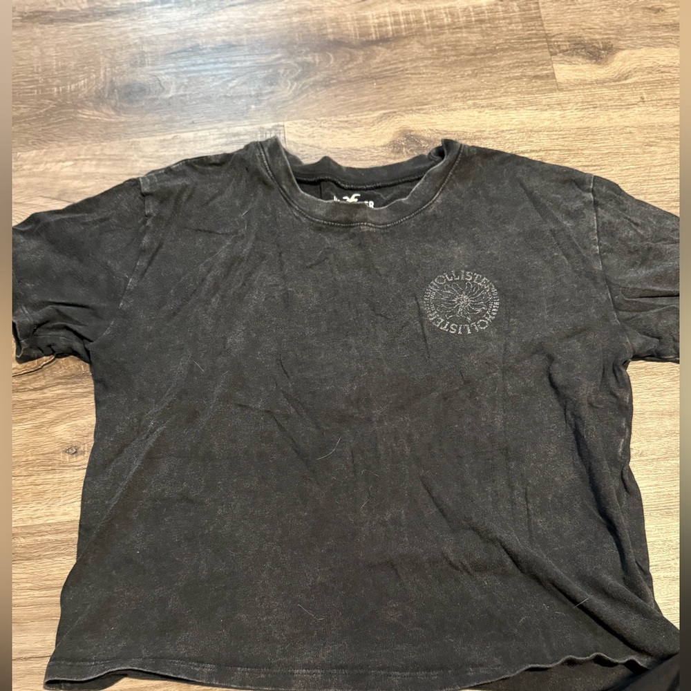 Hollister Charcoal Cotton Tee